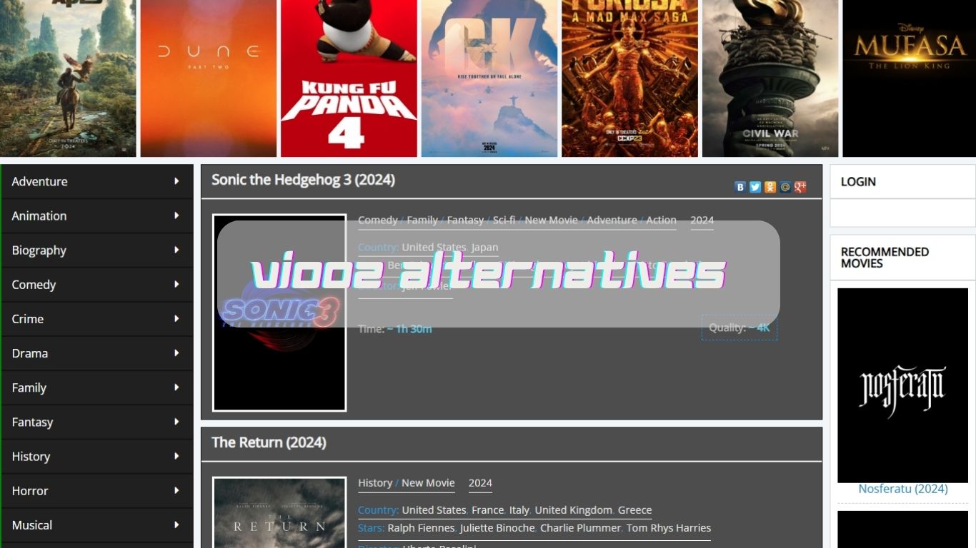 Viooz Alternatives