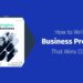 Business proposal