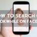 how to search on tiktok while on facetime