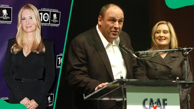 Michael Gandolfini, son of James Gandolfini and Marcy Wudarski, at film premiere
