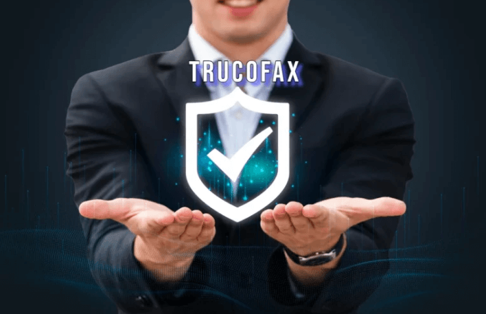 Trucofax logo illustration representing digital fact verification