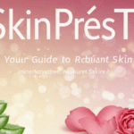 SkinPres T handheld beauty gadget on bathroom counter