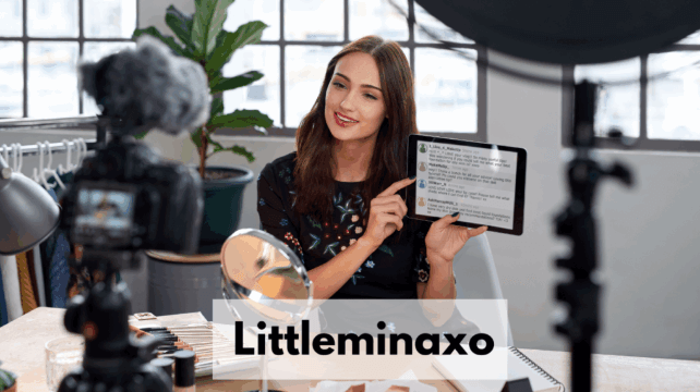 LittleMinaxo connecting with followers through live session