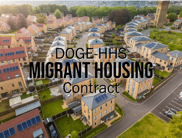 Safe migrant housing facility supported by the Doge HHS Migrant Housing Contract in the United States