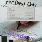 Illustration showing pros and cons of single vs. duplicate checks.