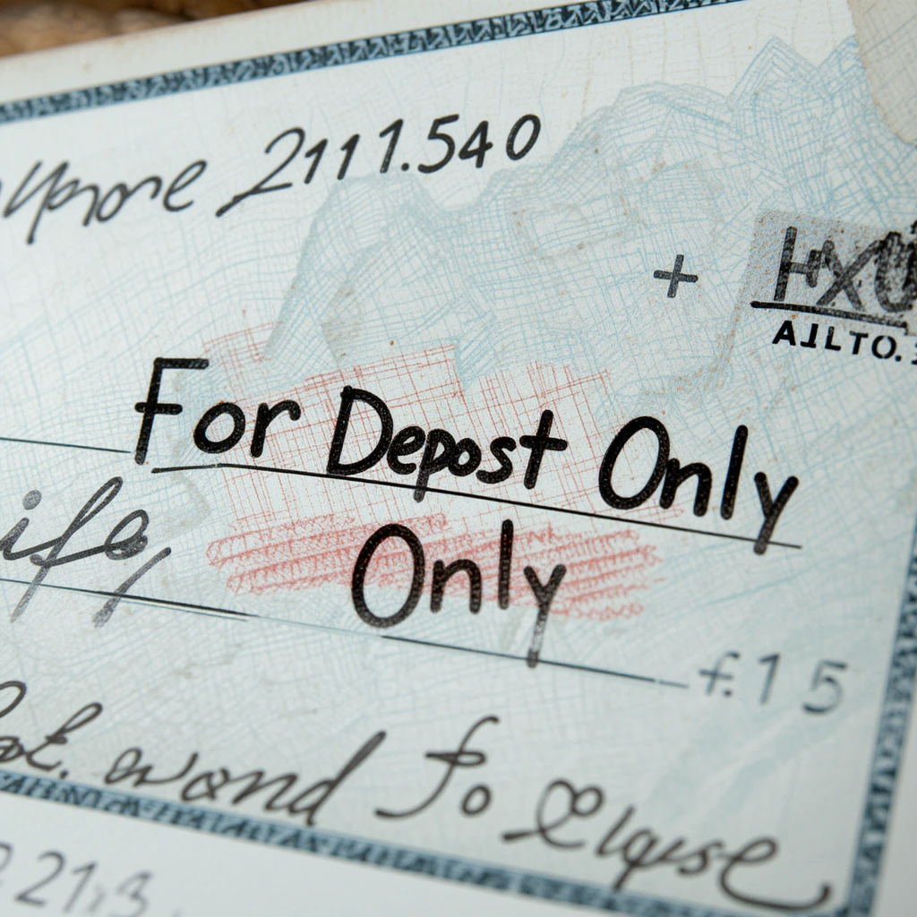 Duplicate checkbook showing the original check and its carbon copy underneath