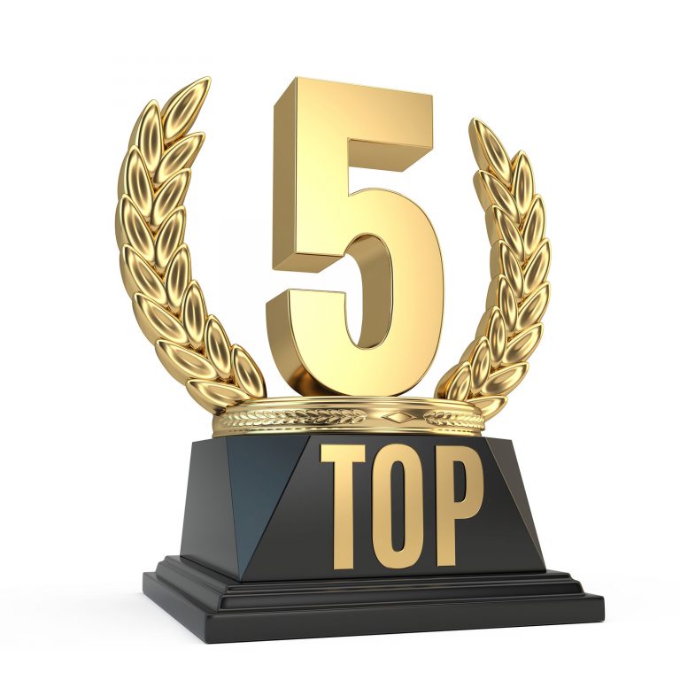 Top Five Youtubers of 2019